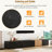 Modern Tv Stand With Faux Marble & Walnut, 4 Drawer Storage, Suited For 88" Tvs, Black Living Room Staple Contemporary Marble, 4 Suits Feature Accessory Option