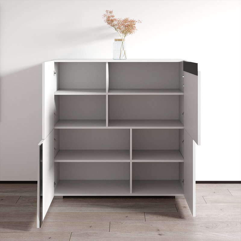 Buffet Boileau avec finition ultrabrillante