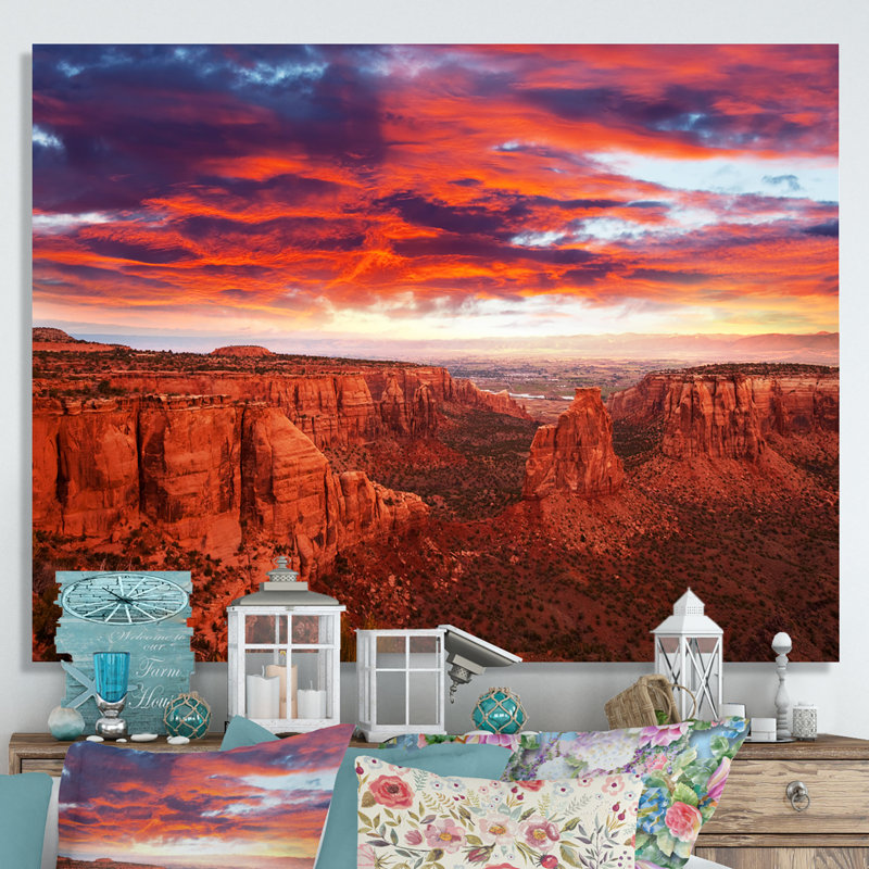 Grand Canyon, ouest de l'Arizona I - impression, H 24 po x l 32 po x P 1 po, Toile tendue