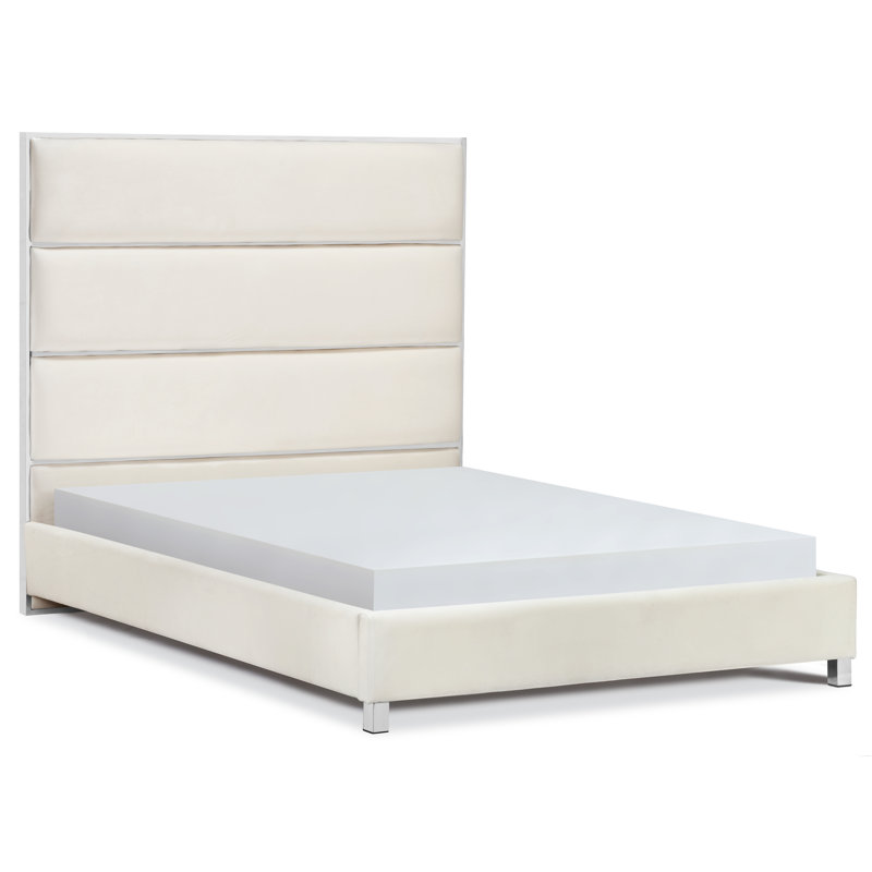 Azalee Upholstered Velvet Standard Bed