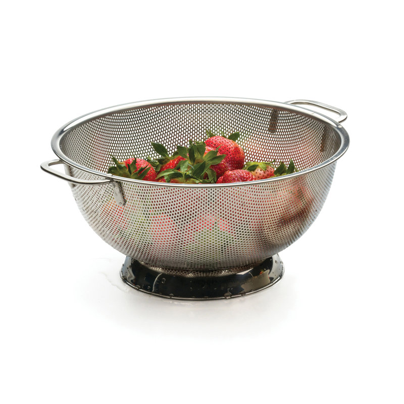 Prep & Savour Byers Mesh Colander, 5" H x 13" W x 5" D