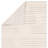 Vibe By Union Rustic Lonita Performance Striped Cream/Light Gray Area Rug-1246293173