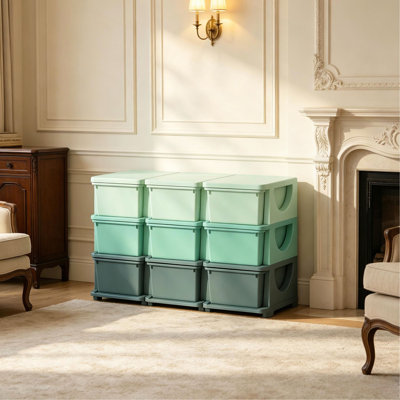 Élégante tour de rangement chic, unité de tiroir verticale peu encombrante, range-jouets
