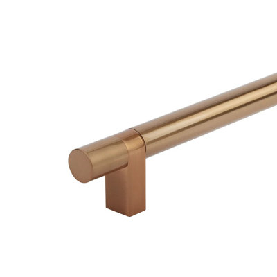Emtek Select Appliance Pull Rectangular Bar Stem & Smooth Bar, (GBTB)