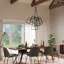 Poulan 7 - Light Bronze Cluster Pendant