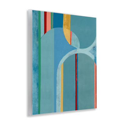 Art mural Funky Blue Arches par Pippin Schupbach