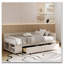 Lit plateforme tapissier en L avec rangement et tiroirs-2135968355