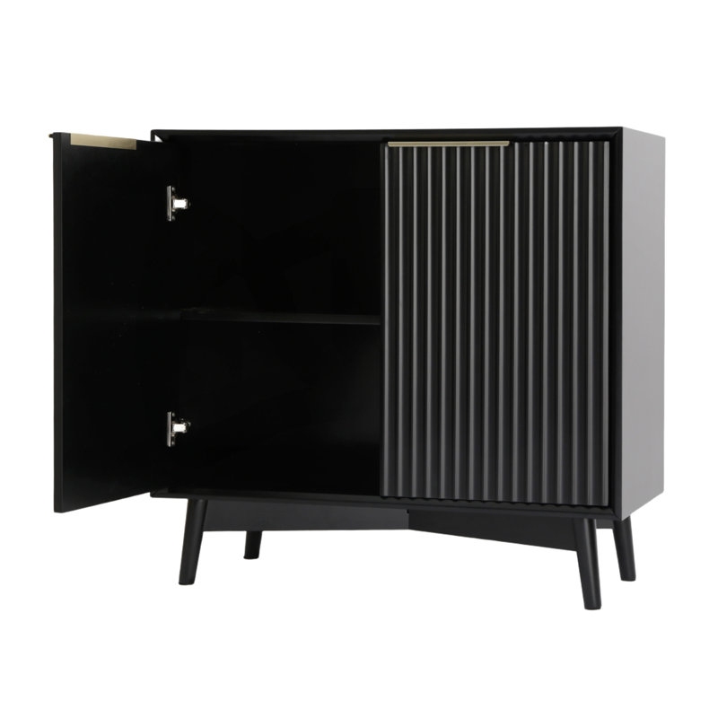 Rectangle Sideboard Accent Chest, Black