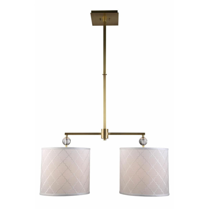 Raisa 2 - Light Kitchen Island Pendant, Burnished Brass