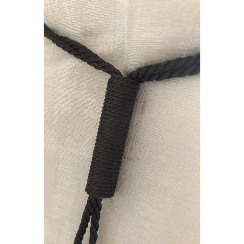 Laszlo 2cm Curtain Holdback/Tieback, Chocolate