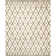 Alumita Hand Tufted Nz Wool/Cotton Geometric Rug in Ivory/Brown