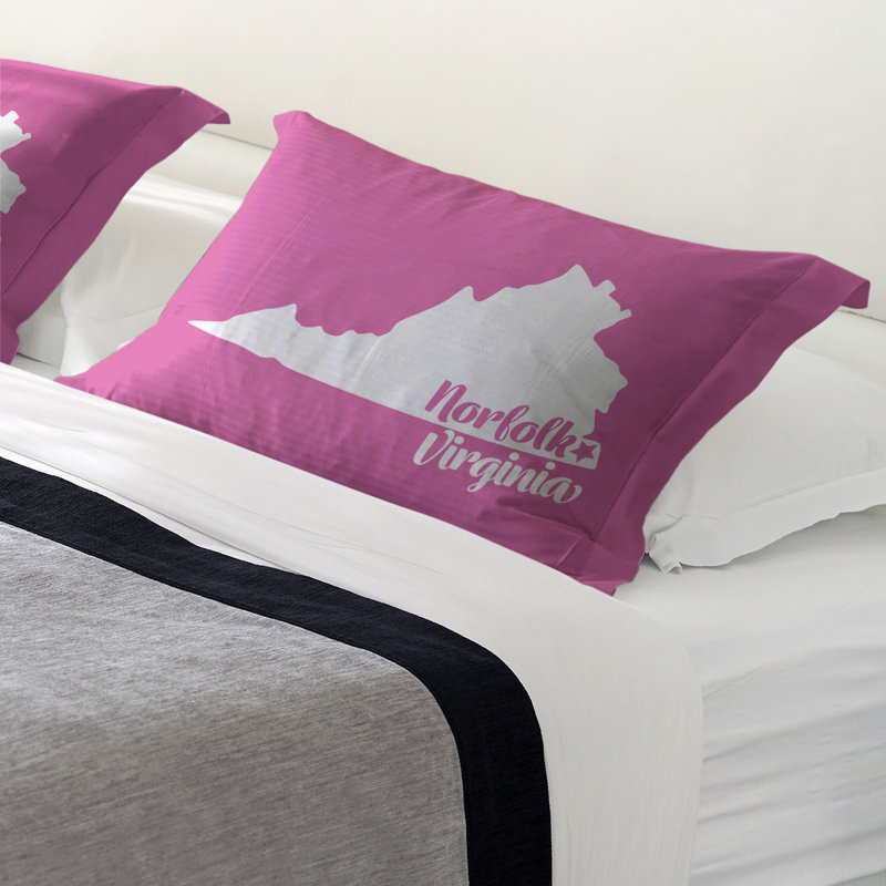 Sham Set, Microfiber, King, Pink