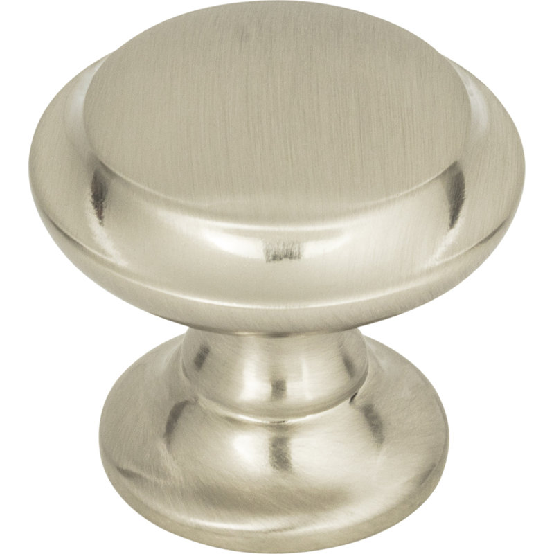 Barrow 1-1/4" Diameter Mushroom Knob, Brushed Satin Nickel
