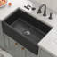 Évier de cuisine encastré en argile réfractaire à tablier frontal simple 30 po ELLAI Farmhouse Sink-79537922