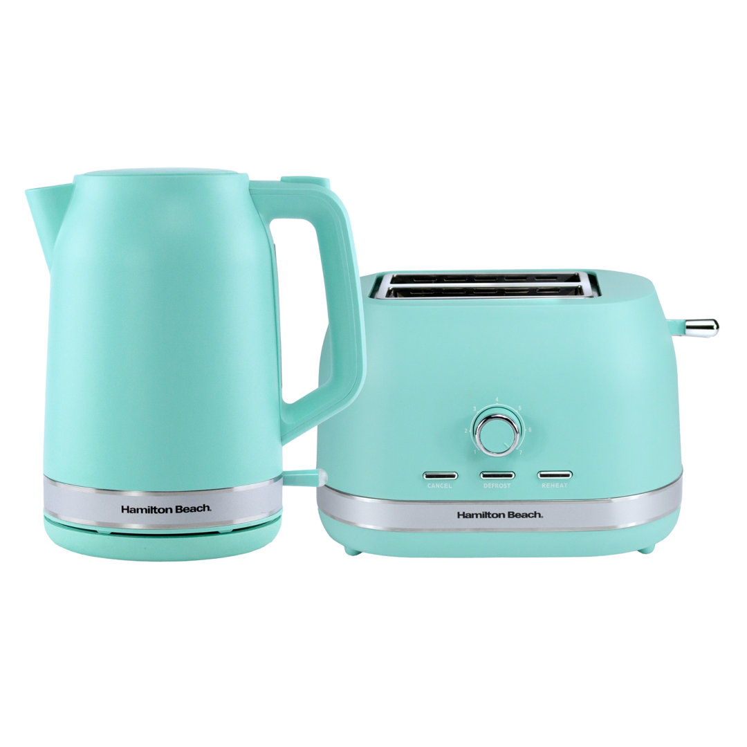 Hamilton Beach Ella Collection 1.7L Kettle and 2 Slice Toaster Set