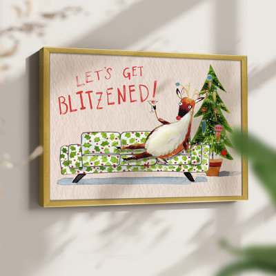 «Get Blitzensible II», reproduction encadrée