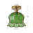 1-lamp green glass dimmable iron Flush Mount light