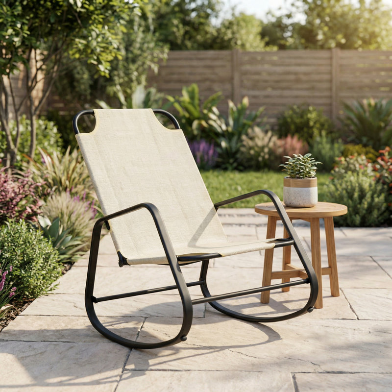 Siège relaxant, chaise berçante d'extérieur
