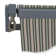 Dakota Fields 350cm W x 250cm D Fabric Multi-Stripe Cover Retractable Patio Awning