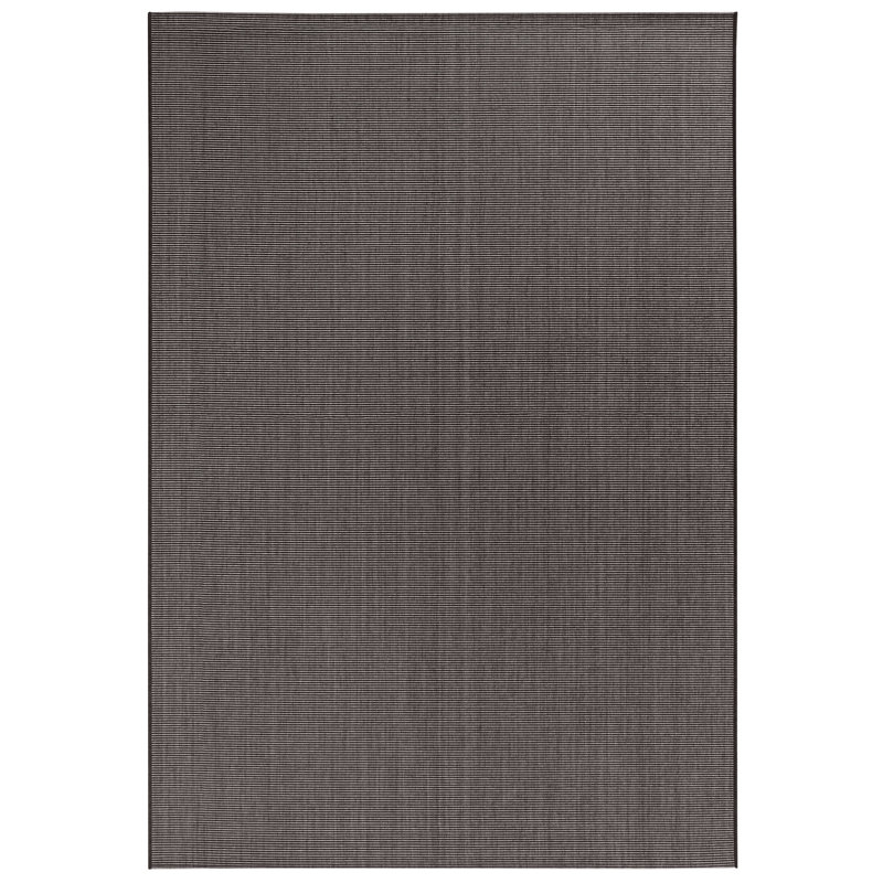 Meadow Black Rug, Rectangle 80 x 150cm