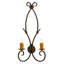 Lampe murale bougie 2 lumières Grissom