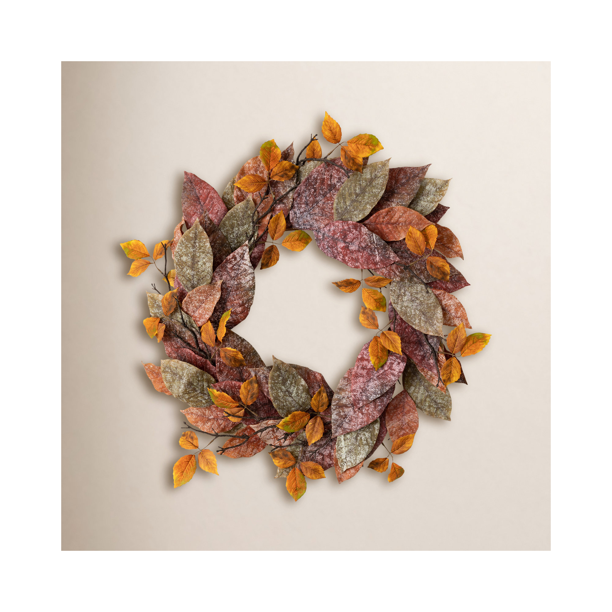 26'' Thanksgiving Faux Foliage Polyester Wreath