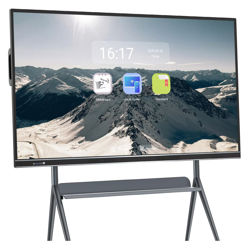JYXCN Smart Board 86 pouces, maximiser l'engagement! Tableau blanc interactif tout-en-un à écran tactile avec système double et partage de nuage avec tableau blanc numérique pour l'éducation et le bureau? (Comprend un support mural)