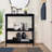 Console Table 3-Tier With Storage Shelves,Open Bookshelf Bookcase With Solid Wood Legs-1089605243