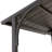 Steel Barbecue Gazebo Ecrins - 153cm X 242cm, Anthracite