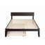Lit plateforme avec lit gigogne en bois massif Farrah de Three Posts ™-72548243-72548241