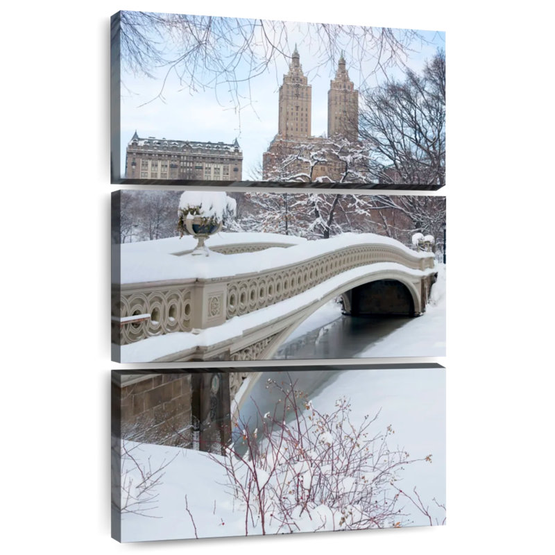 Lilie Snowy Bow Bridge, H 38 po x l 24 po