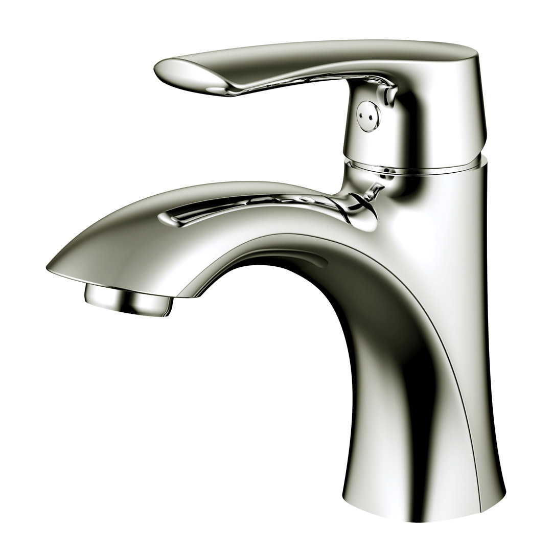 Single-Lever Bathroom Faucet with Drain Assembly Daweier 