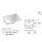 Undermount Rectangular Ceramic Sink-117205482