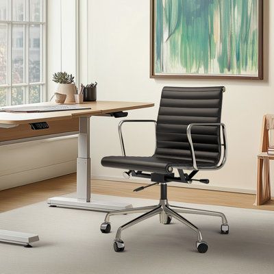 Genuine Leather Conference Chair
