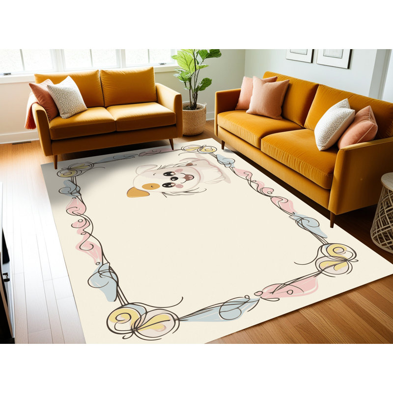 Tapis pour enfants East Urban Home, Rectangle 5 pi x 7 pi