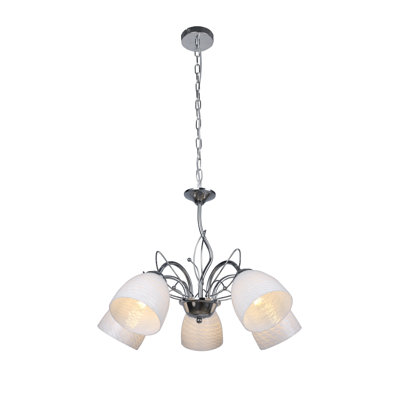 Alonna 5 - Light Shaded Chandelier