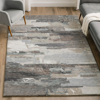Tapis abstrait lavable à la machine de qualité supérieure Mayfield AMF2249