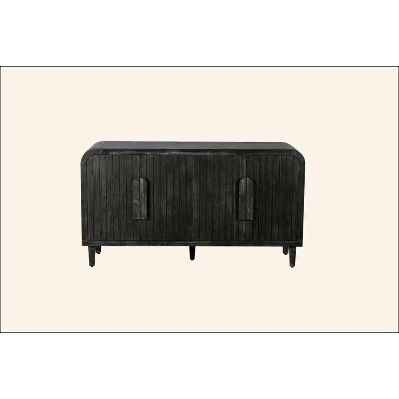 Buffet 59 po 59 po Farmhouse, Noir antique