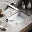 Lavabo de salle de bain rectangulaire encastré Voltaire-121289234-101400776