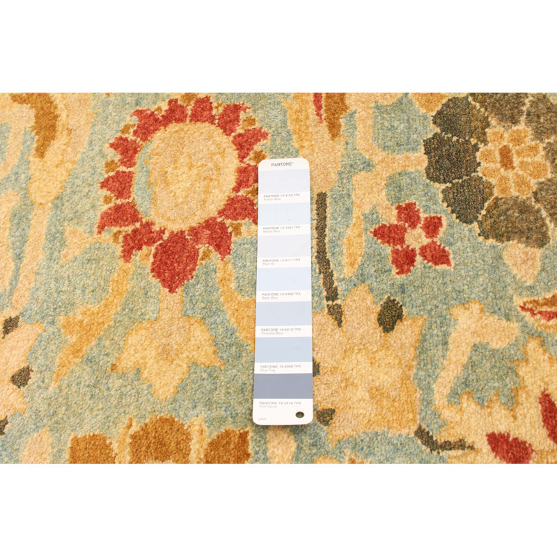 Tapis bleu clair 18 pi 20 po x 9 pi 1 po Borys