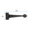 Charnière de porte simple h 4,13 po x l 10,5 po