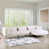 Linen White Polyester Blend