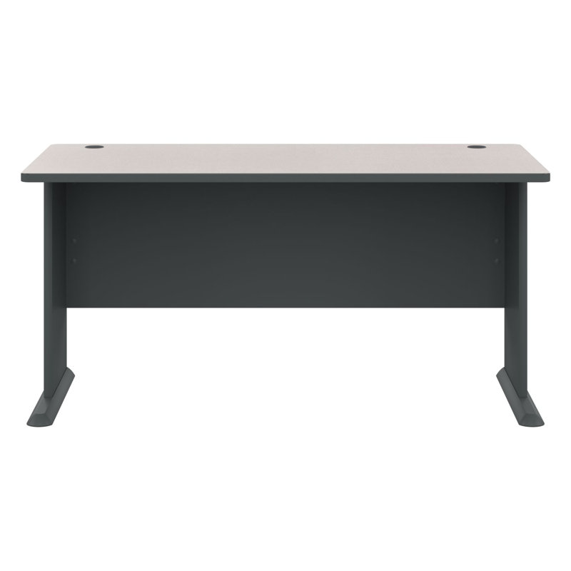 Series A Desk Shell, Slate, 29.66" H x 59.57" W x 26.81" D