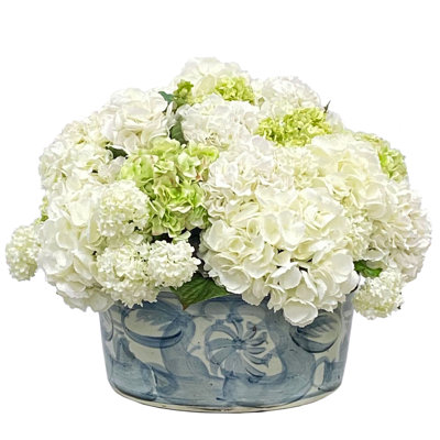 Hydrangea Mix In Ceramic Pot