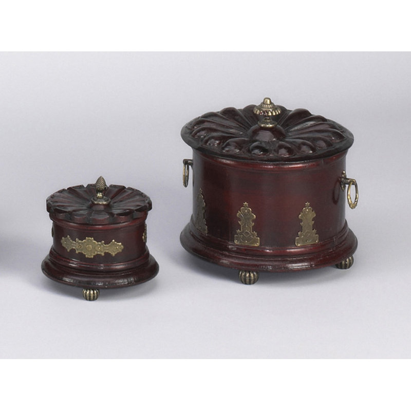 2-Piece Round Decorative Box Set