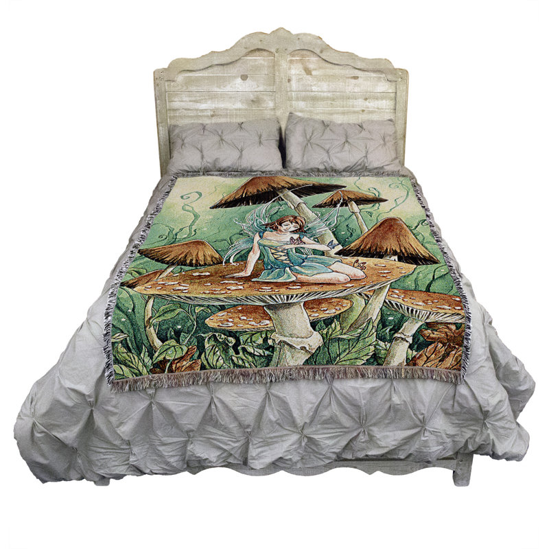 Couverture de fée Pure Country Weavers Parmi Les Champignons par Meredith Dillman