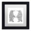 Chouquer «Penguin Lovers», impression sur toile encadrée-19553591-19553592