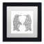 Chouquer «Penguin Lovers», impression sur toile encadrée-19553592-19553591