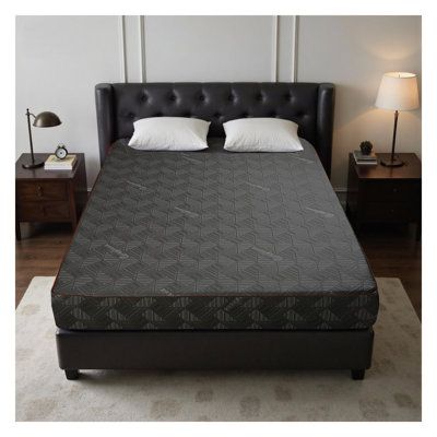 10 Inch Queen Size Cooling Mattress - Breathable High Rebound Foam with 7-Zone Ergonomic Support for Cloud-Like Comfort, CertiPUR-US Certified, Made in Japan