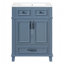 Meuble-lavabo 24 po avec lavabo en céramique et armoire de rangement en bois massif, portes à fermeture douce, style rétro-1682674401